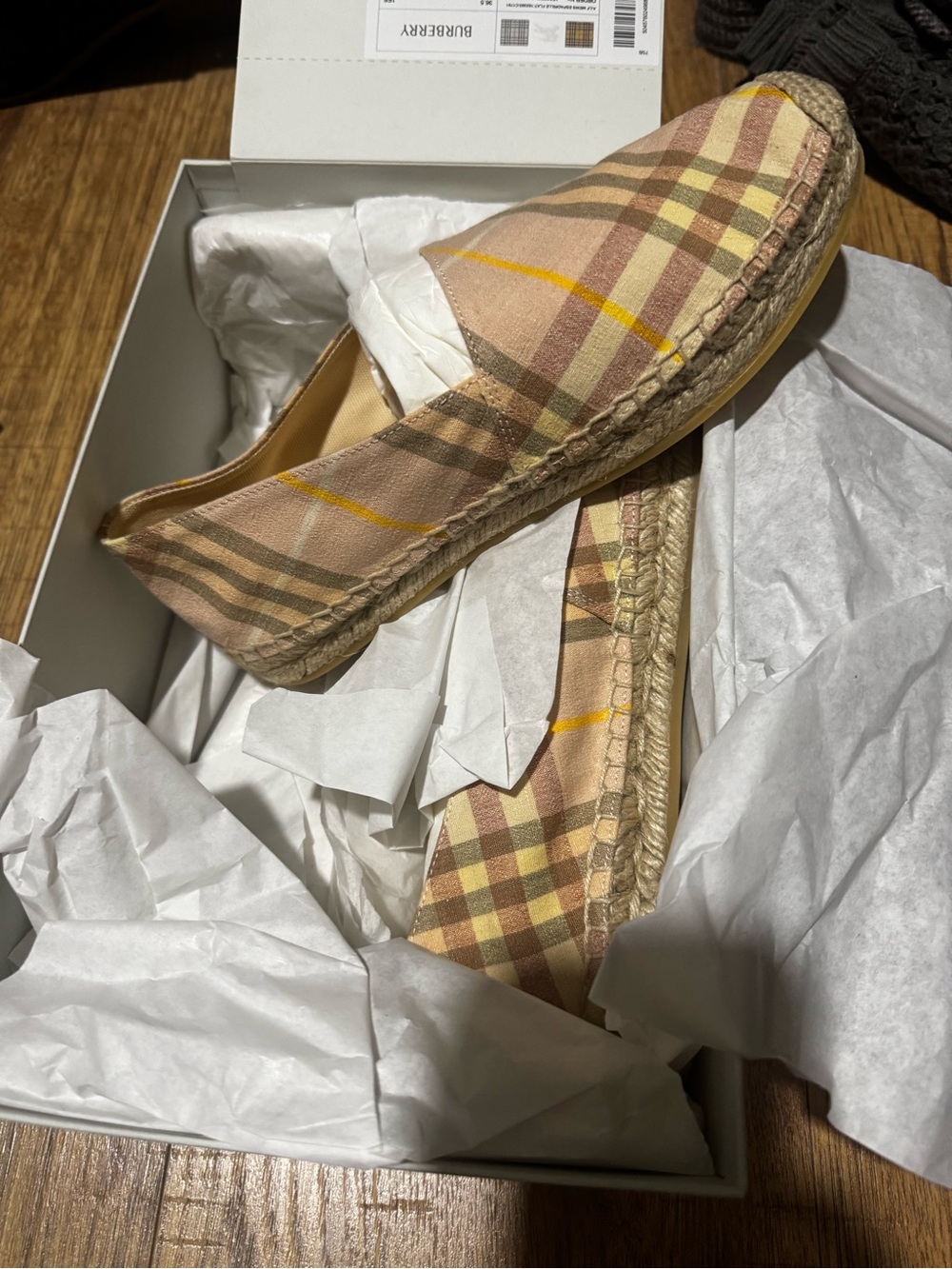 Check Mews Espadrilles in Mallow Pink - Picture 4 of 5